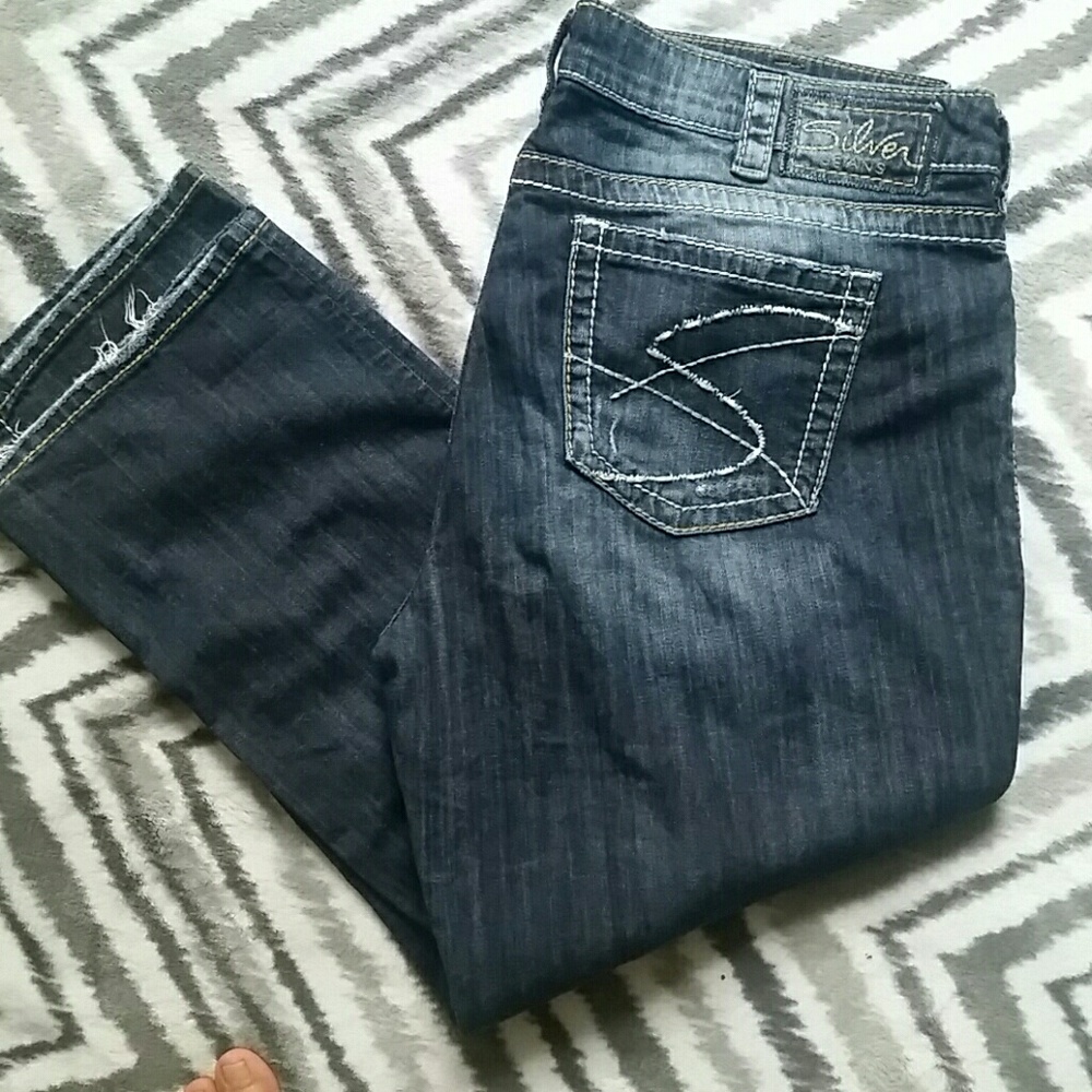 SILVER JEANS SANTORINI CAPRI 18